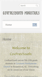 Mobile Screenshot of covpresyouth.com