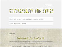 Tablet Screenshot of covpresyouth.com
